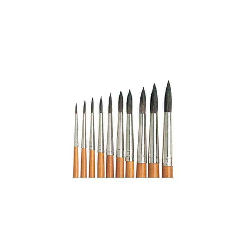 4011569025355 - 10 PINCEAUX POILS FINS N?24