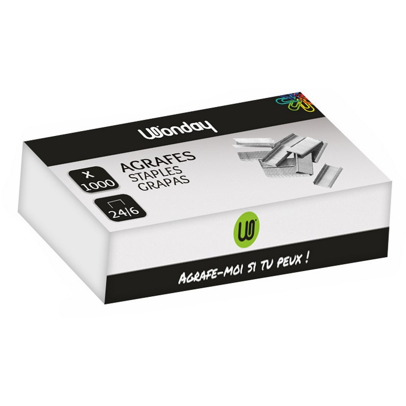 3701254700254 - 1000 AGRAFES 24/6