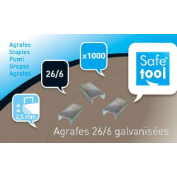 3701254700261 - 1000 AGRAFES 26/6