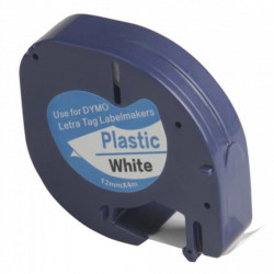3584770437305 - RUBAN POUR LETRATAG PLASTIQUE NOIR/BLANC