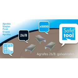 3701254700285 - 5000 AGRAFES 26/8