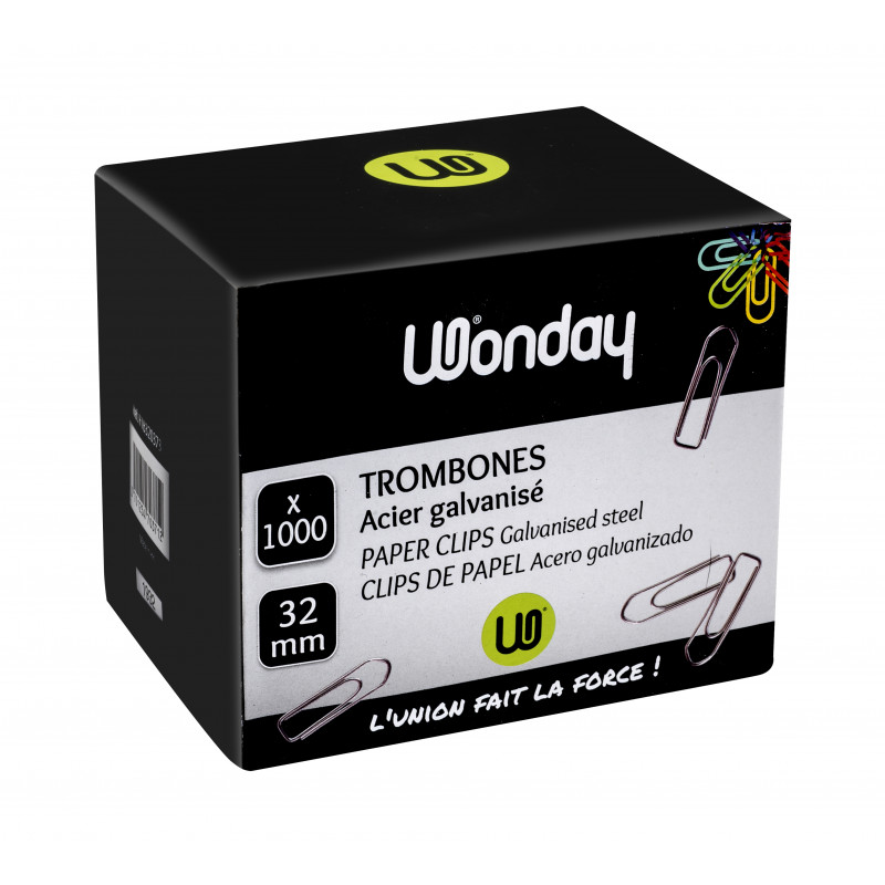 3701254703712 - 1000 ATTACHE LETTRES 32MM