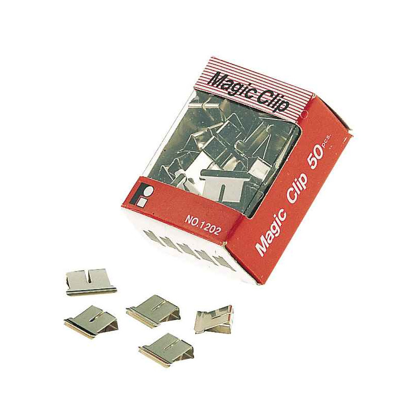 3457707509218 - 50 CLIPS CHROM?S 6MM