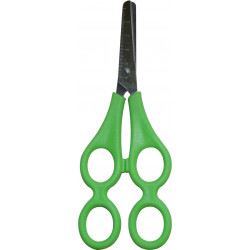 3701254702548 - CISEAUX PÉDAGOGIQUE 4 ANNEAUX BOUTS RONDS 13CM AMBIDEXTRE