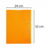 3130630559092 - CHEMISE 3 RABATS POLYPRO OPAQUE JAUNE