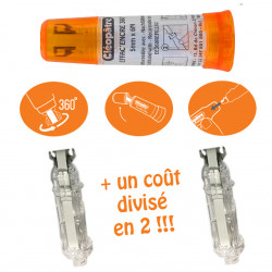 3134725013506 - 2 RECHARGES POUR EFFAC'ENCRE 6MX5MM