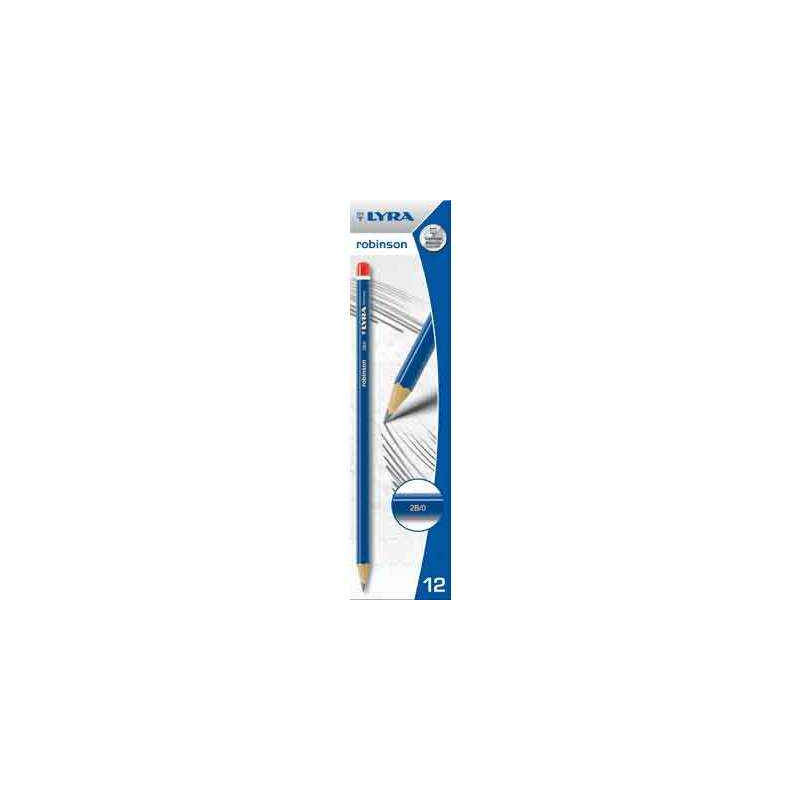 4084900030349 - ROBINSON 2H 12 CRAYONS GRAPHITE