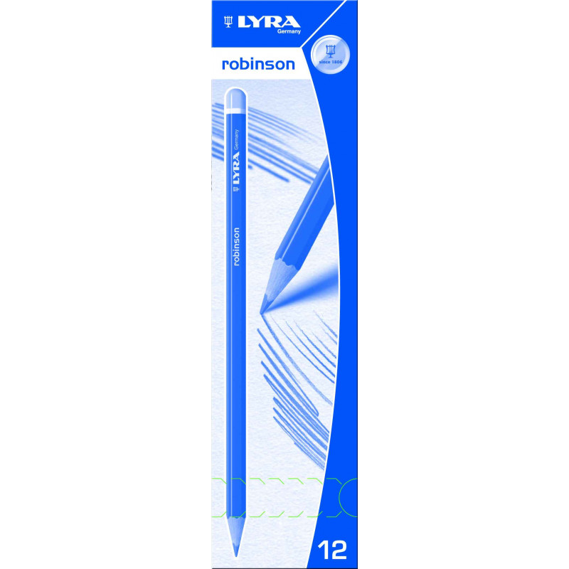 4084900030486 - ROBINSON 3B 12 CRAYONS GRAPHITE