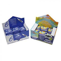 9006288060164 - 6 CARTOUCHES ENCRE COURTES BLEU