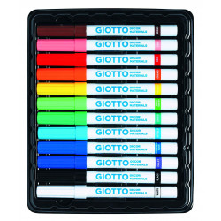 8000825453403 - DÉCOR MATÉRIALS 12 FEUTRES COLORIS ASSORTIS