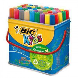 3086123249271 - VISACOLOR XL BARIL 48 FEUTRES COLORIS ASSORTIS
