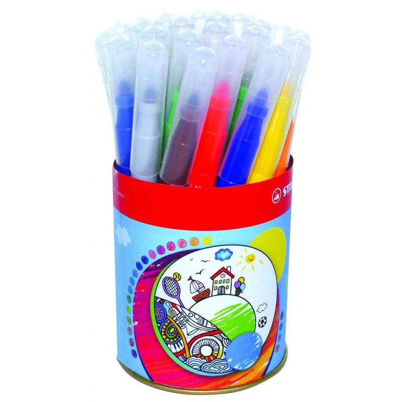 3168070984013 - POWER MAX POT 24 FEUTRES COLORIS ASSORTIS