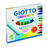 8000825020469 - TURBO MAXI 12 FEUTRES COLORIS ASSORTIS