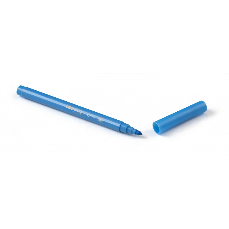 3701254706010 - WONDAY 12 FEUTRES LARGES COLORIS ASSORTIS 1ER PRIX