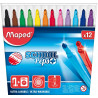 3154148452300 - SCHOOLPEP'S LARGE 12 FEUTRES COLORIS ASSORTIS