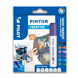 3131910517436 - PINTOR POINTE MOYENNE 6 COLORIS FUN ASSORTIS