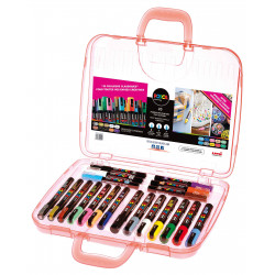 3296280029221 - POSCA MALETTE 20 MARQUEURS COLORIS CLASSIQUES