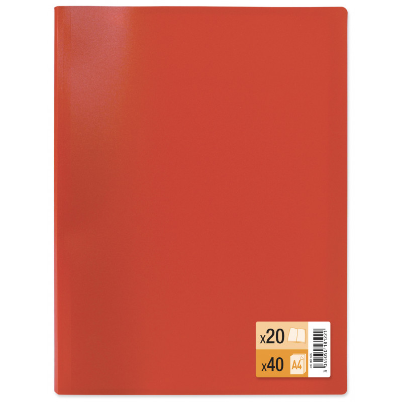 6192103131669 - PROT?GE-DOCUMENTS ROUGE 40 VUES QUALIT? BASIQUE