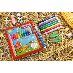4006381492560 - TRIO JUMBO 12 FEUTRES COLORIS ASSORTIS