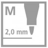 5413364675022 - POWER RECHARGE 12 FEUTRES JAUNE