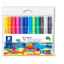 4007817091142 - JUMBO 328 12 FEUTRES COLORIS ASSORTIS