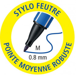 4006381503235 - POINTMAX FEUTRE ÉCRITURE BLEU
