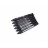 884955071045 - PROMAKER 6 MARQUEURS COLORIS TONS NEUTRES