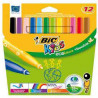 3086123249257 - VISACOLOR XL 12 FEUTRES COLORIS ASSORTIS