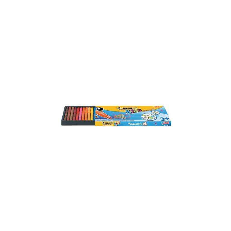 3270220013419 - VISACOLOR XL 24 FEUTRES COLORIS ASSORTIS