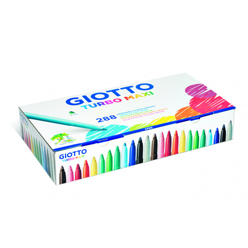 8000825020292 - TURBO MAXI SCHOOLPACK 288 FEUTRES COLORIS ASSORTIS