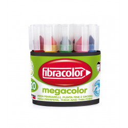 8008621019410 - M?GACOLOR BARIL 20 FEUTRES COLORIS ASSORTIS