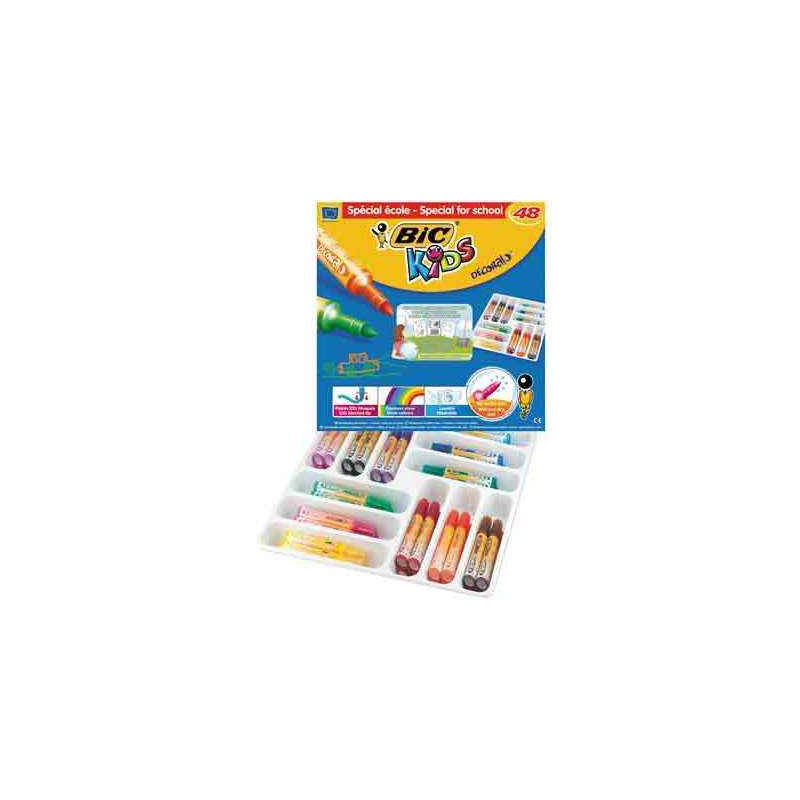 3086124001816 - DÉCORALO CLASSPACK 48 FEUTRES COLORIS ASSORTIS