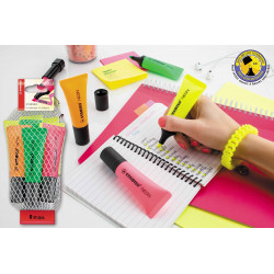 4006381401265 - STABILO NEON 5 SURLIGNEURS COLORIS ASSORTIS
