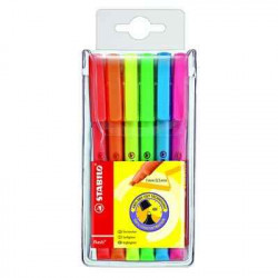 4006381131865 - 6 SURLIGNEURS FLASH COLORIS ASSORTIS