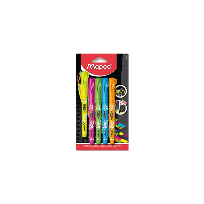 3154147340271 - FLUO PEP'S PEN 5 SURLIGNEURS COLORIS ASSORTIS