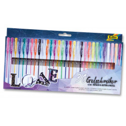 4001868019391 - 30 ROLLERS M?TALLIS?S, PAILLET?S ET PASTELS ASSORTIS