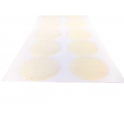 3760002572246 - 20 PASTILLES TYPE VELCRO BLANCHE Ø20MM