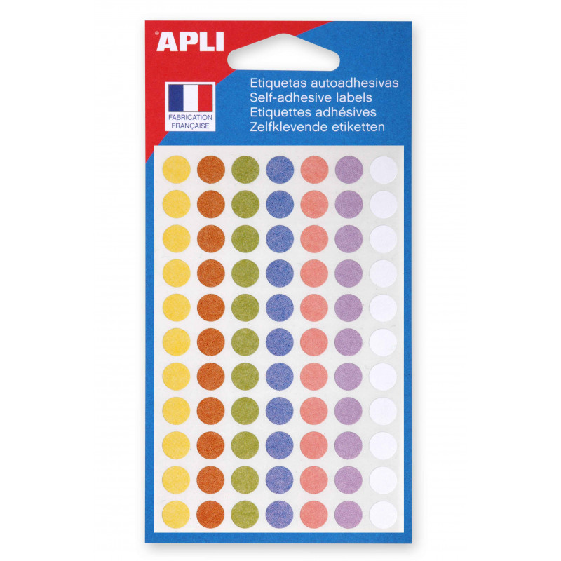 3270241021479 - 385 PASTILLES Ø8 MM COLORIS PASTELS ASSORTIS