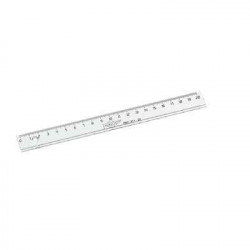 6192103129512 - RÈGLE PLATE INCOLORE 20CM