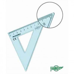 8425901312168 - ÉQUERRE INCASSABLE 16CM 45°