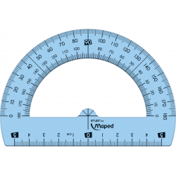 - STUDY SHOCK RAPPORTEUR INCASSABLE 12CM 180°