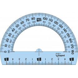 - STUDY SHOCK RAPPORTEUR INCASSABLE 12CM 180°