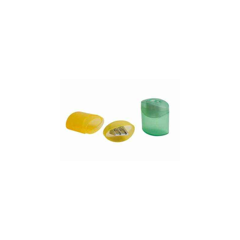 8425901210303 - TAILLE-CRAYON MÉTAL 2 TROUS AVEC RÉSERVOIR
