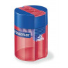 4007817512067 - TAILLE-CRAYON MÉTAL 2 TROUS AVEC RÉSERVOIR QUALITÉ SUPÉRIEURE