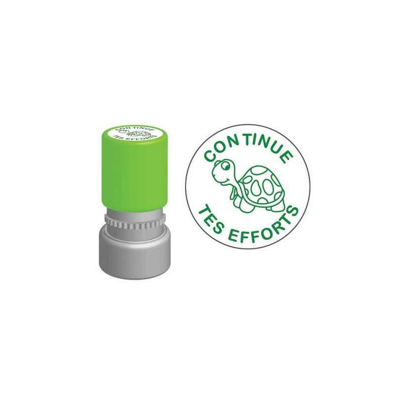 3760119713358 - TAMPON DE NOTATION CONTINUE TES EFFORTS TORTUE