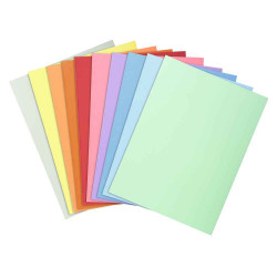 3288583300008 - 100 CHEMISES DOSSIER QUALITÉ SUPÉRIEURE COLORIS ASSORTIS