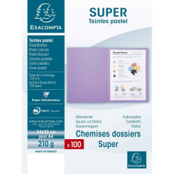 3288583300077 - 10 CHEMISES DOSSIER QUALITÉ SUPÉRIEURE ORANGE