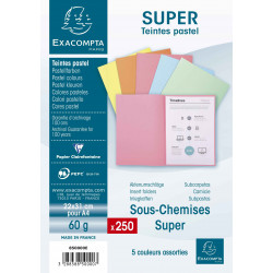 3288588500007 - 250 SOUS-CHEMISES COLORIS PASTELS