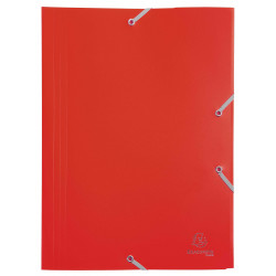 3130630559054 - CHEMISE 3 RABATS POLYPRO OPAQUE ROUGE