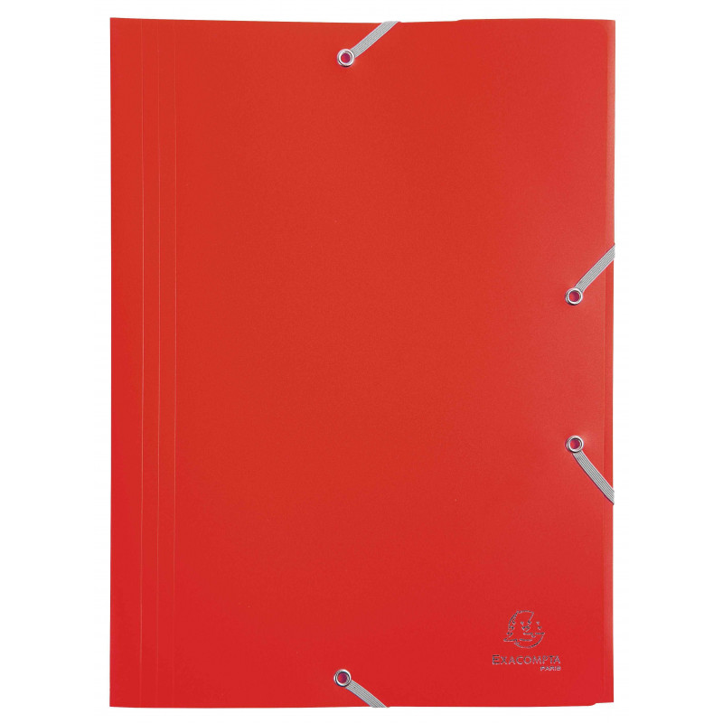 3130630559054 - CHEMISE 3 RABATS POLYPRO OPAQUE ROUGE